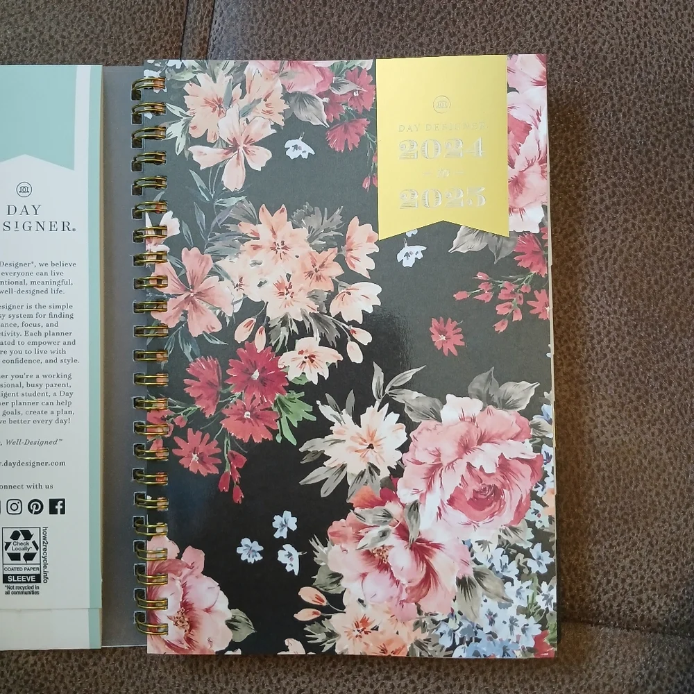Day Designer tabbed planner 2024 to 2025